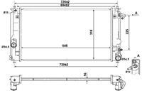 Kühler, Motorkühlung NRF 53894