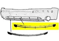 vanwezel Lüftungsgitter, Stoßfänger vorne Van Wezel 1828590