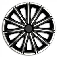 AutoStyle wieldoppen Nero 18 inch ABS zwart/zilver set van 4