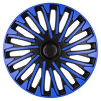 autostyle 4-Delige Wieldoppenset Soho 13-inch zwart/blauw PP5413BB