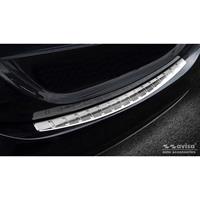 mercedes-benz RVS Achterbumperprotector passend voor Mercedes C-Klasse W205 Sedan 2014-2019 & 2019-Ribs'