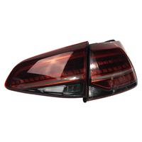 Set LED Achterlichten Volkswagen Golf VII Facelift (7.5) 2017- excl. Variant - Rood/Smoke - incl. Dy