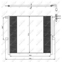 bmw Condensor, airconditioning