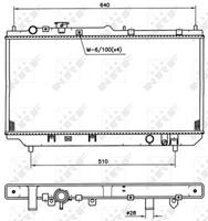 Kühler, Motorkühlung NRF 509511