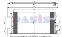 Kondensator, Klimaanlage | AKS Dasis (482024N)