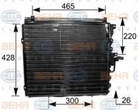 mercedes-benz Condensor, airconditioning AC133000S