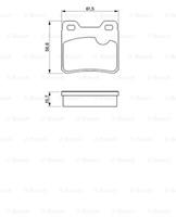 BOSCH Remblokken SAAB,OPEL,VAUXHALL 0 986 460 955 1605728,1605877,4467072 Remblokkenset,Remblokkenset, schijfrem 90278133,90297537,90485136,1605728