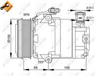 opel Compressor, airconditioning 32083