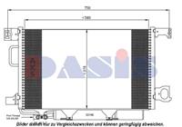 AKS Dasis Klimakondensator 122025N Kondensator,Klimakühler MERCEDES-BENZ,C-CLASS W203,C-CLASS T-Model S203,C-CLASS Coupe CL203,CLK C209