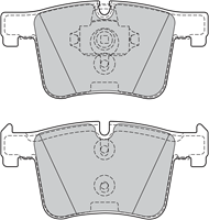 Valeo Bremsbeläge 601288 Bremsklötze,Scheibenbremsbelag BMW,X3 E83,1 F20,X3 F25,3 Touring F31,3 F30, F35, F80,1 F21,3 Gran Turismo F34