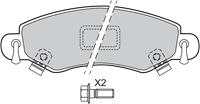 Valeo Bremsbeläge 598453 Bremsklötze,Scheibenbremsbelag OPEL,SUZUKI,SUBARU,AGILA A H00,WAGON R+ MM,IGNIS II,WAGON R,WAGON R CT, CV,JUSTY III G3X