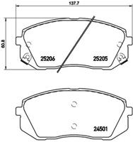 BREMBO XTRA LINE BREMBO, u.a. für Hyundai, KIA