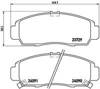 honda Remblokkenset, schijfrem P28034X