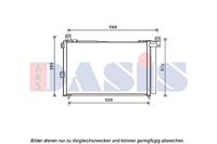 AKS Dasis Klimakondensator 092061N Kondensator,Klimakühler FORD,MAZDA,RANGER ES, ET,RANGER ER, EQ,B-SERIE UN,BT-50 CD, UN