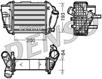 DENSO Ladeluftkühler DIT02005 Intercooler AUDI,A4 Avant 8E5, B6,A4 8E2, B6,A4 Cabriolet 8H7, B6, 8HE, B7