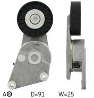 Spanrol, Poly V-riem SKF, Diameter (mm)91mm, u.a. für Fiat, Peugeot, Citroën, Lancia