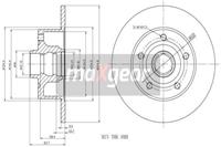 maxgear Remschijven AUDI 19-0787 8D0615601B,8D0615601B Remschijf