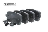 RIDEX Bremsbelagsatz Hinterachse 402B0554 Bremsbeläge,Bremsklötze AUDI,PORSCHE,A4 Avant (8K5, B8),A6 Avant (4G5, 4GD, C7),Q5 (8RB)