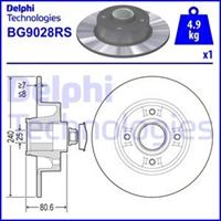 delphi Remschijven RENAULT BG9028RS 7701207823,8200038305 Remschijf