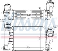 Ladeluftkühler Nissens 961429