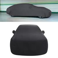 Anti-stof Anti-UV Warmte-isolerende Elastic Force Katoenen Autohoes voor Hatchback, Grootte: 3,9 m ~ 4,19 m (zwart)