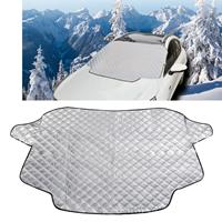 huismerk Auto voorruit cover sneeuw cover plus katoen auto voorruit zon schaduw winter auto sneeuw schild cover willekeurige kleur levering