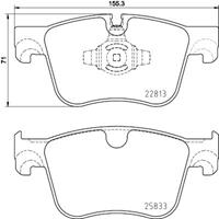 Hella Remblokkenset, Schijfrem 8db 8DB355036491