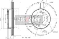 Maxgear Remschijf 192218