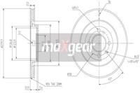 Bremsscheibe Vorderachse Maxgear 19-1945