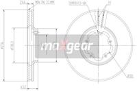 Maxgear Remschijf 190814