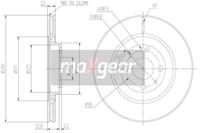 Maxgear Remschijf 191025