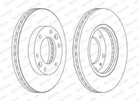 Ferodo Remschijf DDF1612C