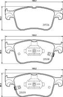 Brembo Remblokkenset, schijfrem P24218