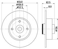 Hella Pagid GmbH Remschijven 8DD355123241