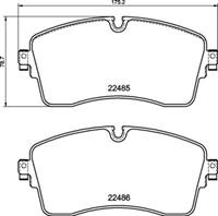 Brembo Remblokkenset, schijfrem P44028