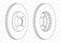 Ferodo Remschijf DDF2068C