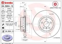 Brembo Remschijf 09D90413