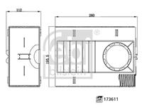 FEBI luchtfilter 173611