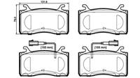 Brembo Remblokkenset, schijfrem P23185