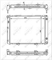 NRF Radiateur 53866