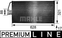 Mahle Condensor, airconditioning AC266000P