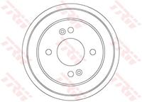 Bremstrommel Hinterachse TRW DB4548