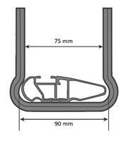 U-Bügel Kit für Hapro Dachboxen