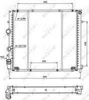 NRF Radiateur 58209