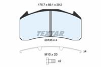 Textar Remblokkenset, schijfrem 2913606