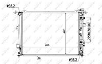 NRF Radiateur 50135