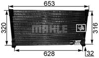 Mahle Condensor, airconditioning AC178000S