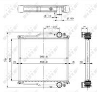 NRF Radiateur 509767