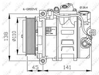 mercedes Compressor, airconditioning 32214G