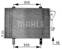Mahle Condensor, airconditioning AC253000S